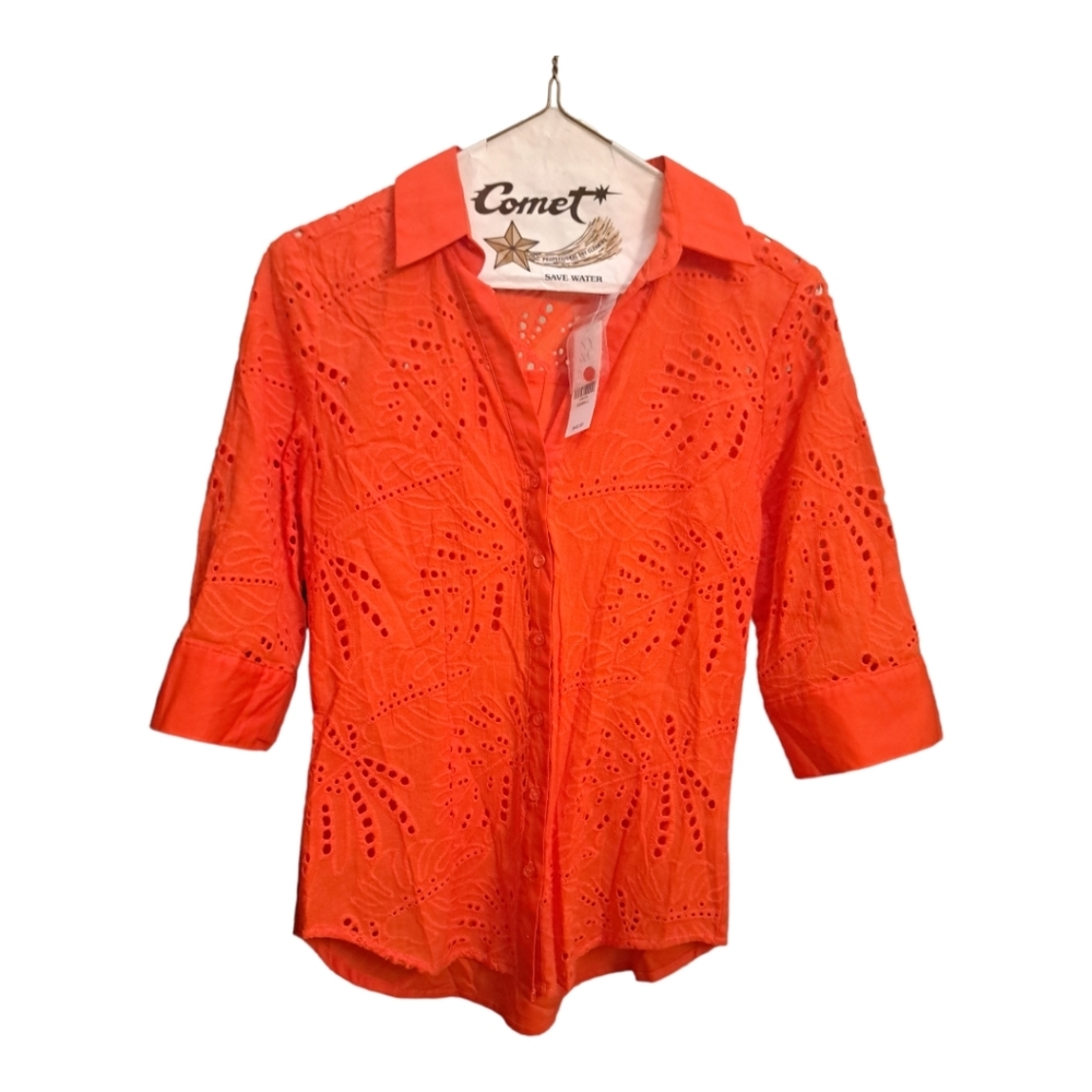 NWT 3/4 sleeve button down NY&co 7th Ave.
